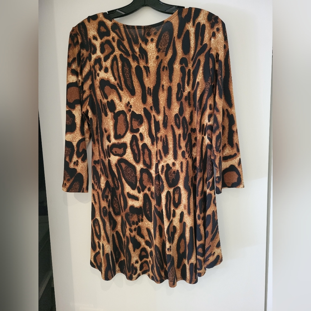 Leopard tunic top - Picture 2 of 4